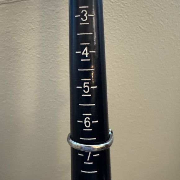 Antique Sterling Silver Art Nouveau Floral Perfume‎ Ring – Size 6.75 - Picture 12 of 12